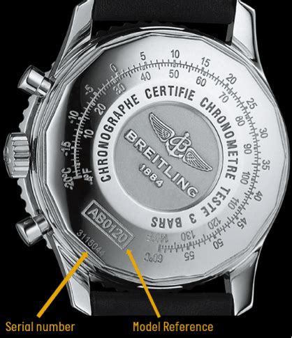 how you recognize the back case of a breitling|Breitling navitimer reference numbers.